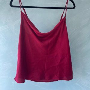 For Love & Lemons X Jamie King La Diane Blouse Red Size S
